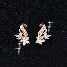Load image into Gallery viewer, Gold Earrings "Cherry Flower"
