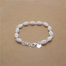 Load image into Gallery viewer, Silver Plated Bracelet Chain Bracelet