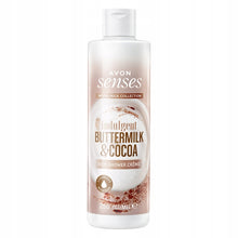Load image into Gallery viewer, Avon Senses Moon Milk Collection Indulgent Buttermilk & Cocoa Rich Shower Crème