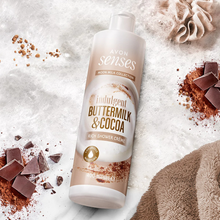 Load image into Gallery viewer, Avon Senses Moon Milk Collection Indulgent Buttermilk & Cocoa Rich Shower Crème