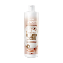 Load image into Gallery viewer, Avon Senses Moon Milk Collection Indulgent Buttermilk & Cocoa Rich Shower Crème