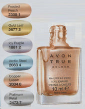 Load image into Gallery viewer, Avon True Nailwear Pro+ Nail Enamel Metallic Effect- 10ml