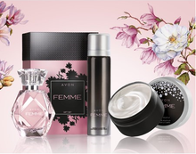 Load image into Gallery viewer, Avon Femme Perfume Gift Set / Box