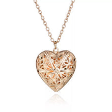 Load image into Gallery viewer, Necklace Pendant Heart Pendant Slot Photo Frame