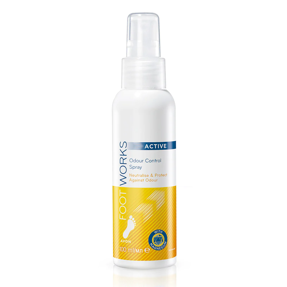 Avon Foot Works Active Odour Control Spray - 100ml
