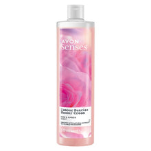 Load image into Gallery viewer, Avon Senses L&#39;Amour Sunrise Rose &amp; Amber Shower Cream - 500ml
