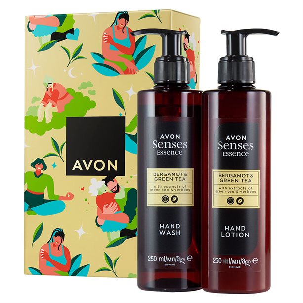 Avon Senses Essence Bergamot & Green Tea Gift Set