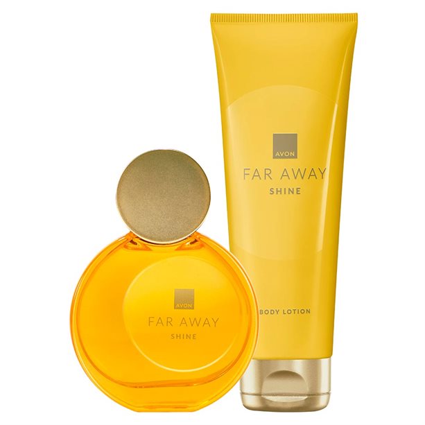 Avon Far Away Shine Eau de Parfum - 50ml + Body Lotion - 125ml / Set