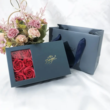Load image into Gallery viewer, Handmade Soap Flower Rose &amp; Fashion Jewelry Gift Packaging Box &amp; Gift Bag &amp; Set
