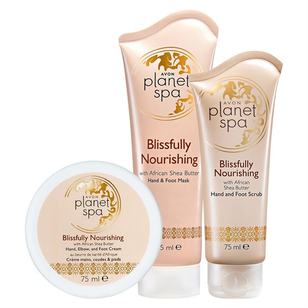 Avon Planet Spa Blissfully Nourishing with African Shea Butter - Hand & Foot Set