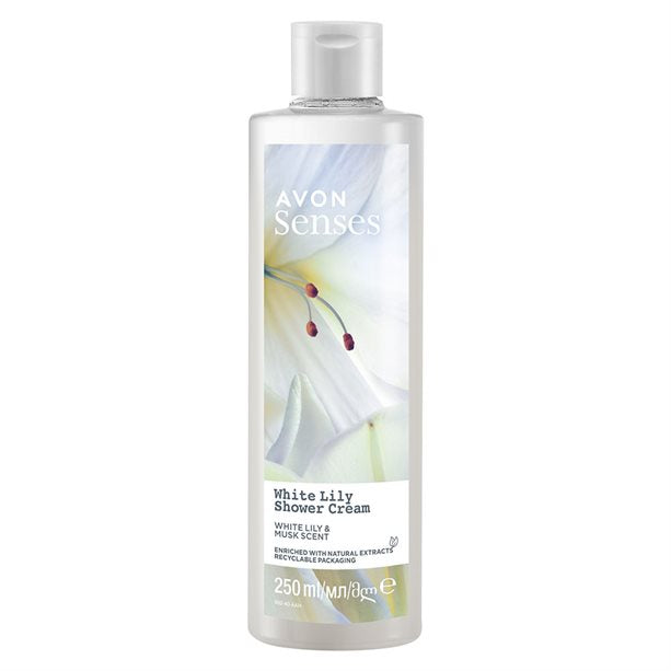 Avon Senses White Lily & Musk Shower Cream - 250ml