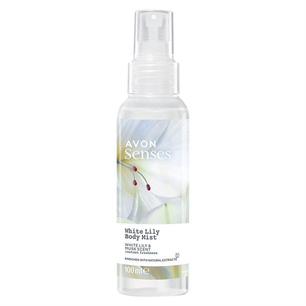 Avon Naturals Senses White Lily & Musk Body Mist - 100ml