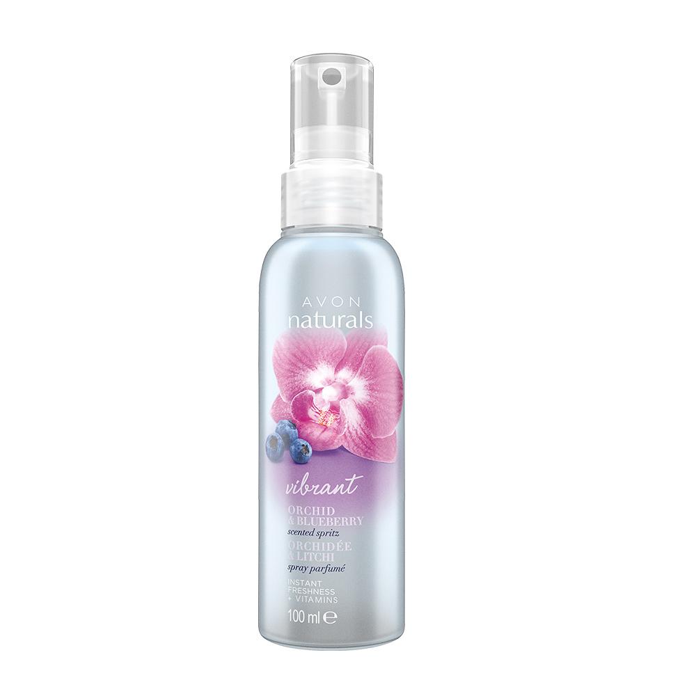 Avon Naturals Senses Velvet Seduction Orchid & Blueberry Body Mist - 100ml