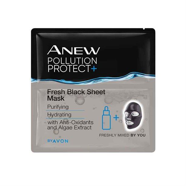 Avon Anew Pollution Protect Fresh Black Sheet Mask