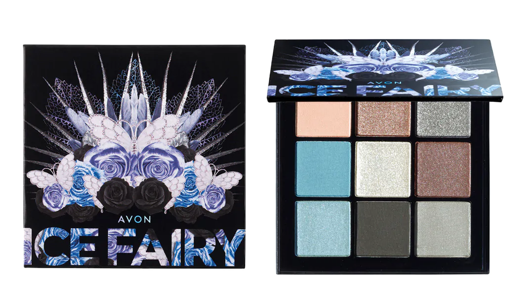 Avon Wonderland Eyeshadow Palette - Ice Fairy - Look Ice Fairy