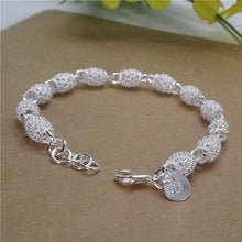 Load image into Gallery viewer, Silver Plated Bracelet Chain Bracelet
