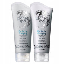 Load image into Gallery viewer, Avon Planet Spa Perfectly Purifying with Dead Sea Minerals Face Mask &amp; Scrub Set
