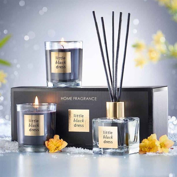 Avon Little Black Dress Home Fragrance Gift Set (diffuser + 2 candles)