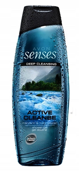 Avon Senses Active Cleanse Mandarin & Black Pepper Shower Gel For Men - 500ml