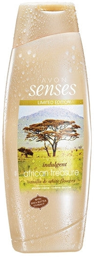 Avon Senses Indulgent African Treasure Vanilla & White Flowers Shower Crème - 500ml