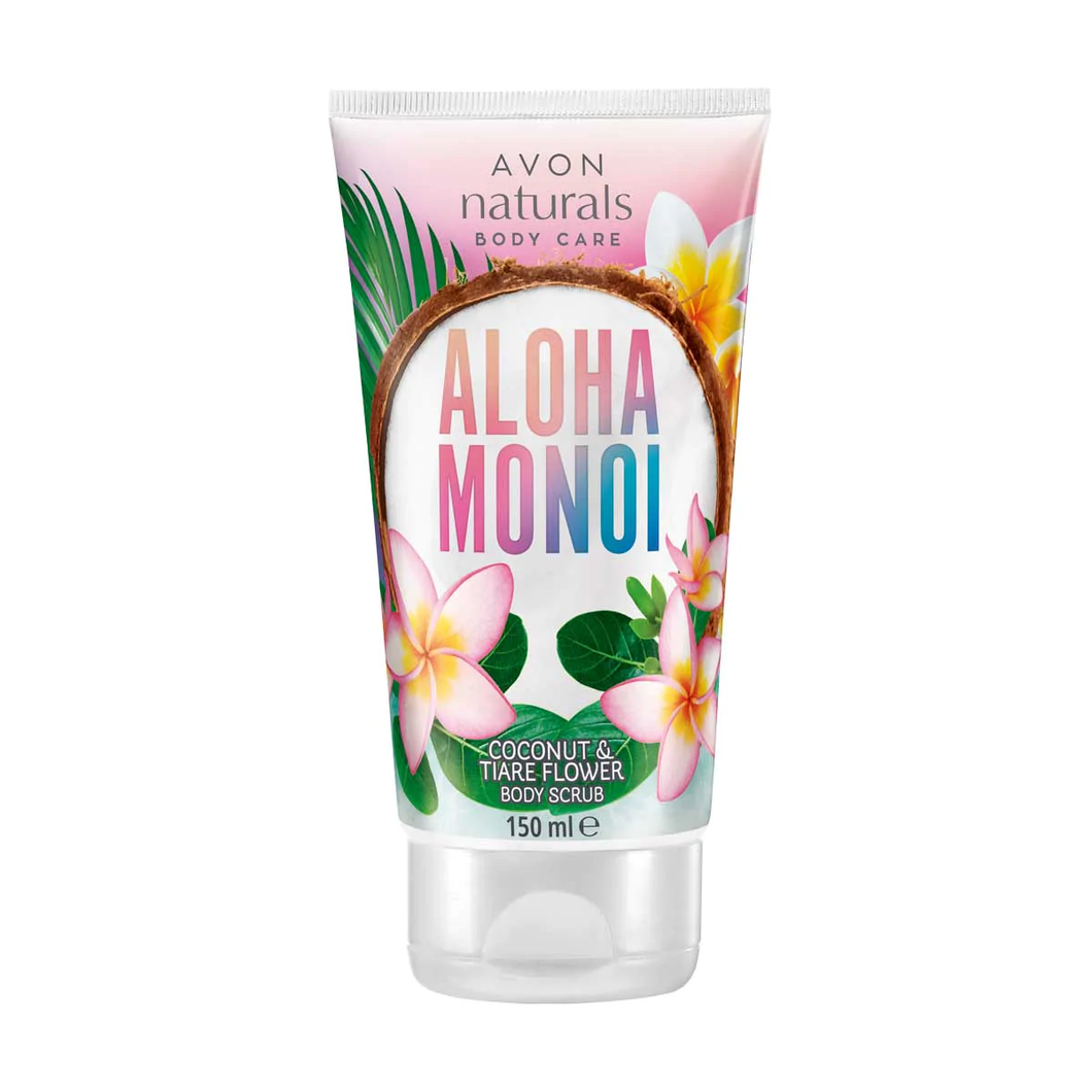 Avon Naturals Aloha Monoi Coconut & Tiare Flower Body Scrub - 150ml