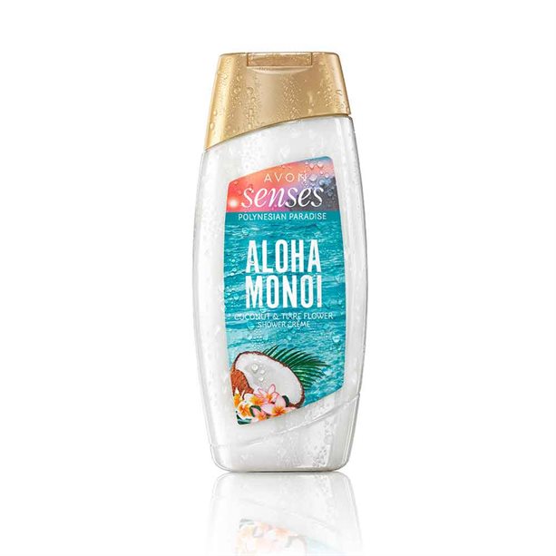 Avon Senses Aloha Monoi Coconut & Tiare Flower Shower Crème - 250ml