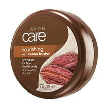 Load image into Gallery viewer, Avon Care Nourishing Cocoa Butter Multipurpose Cream for Face, Hands &amp; Body - 75ml
