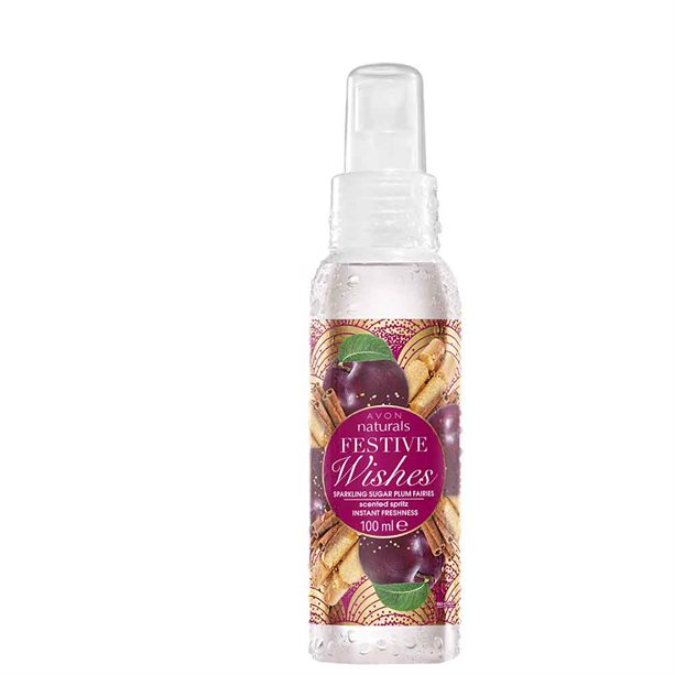 Avon Naturals Festive Wishes Sugar Plum & Vanilla Body Mist - 100ml