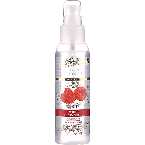 Avon Naturals Winter Treasure Raspberry Body Mist - 100ml