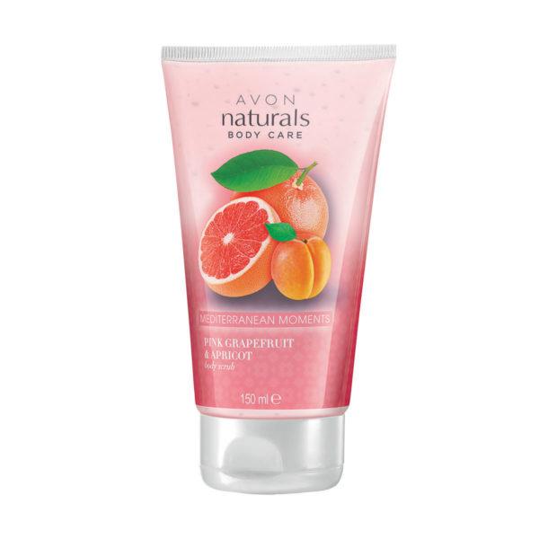 Avon Naturals Mediterranean Moments Pink Grapefruit & Apricot Body Scrub - 150ml