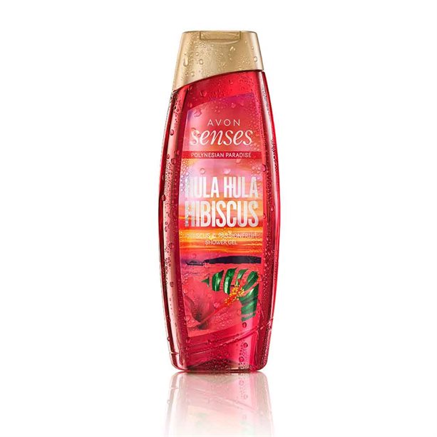 Avon Senses Polynesian Paradise Hula Hula Hibiscus & Passionfruit Shower Gel - 250ml