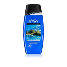 Load image into Gallery viewer, Avon Senses 2 in 1 For Men Wilderness Lemon &amp; Eucalyptus Leaves Hair &amp; Body Wash - 250ml
