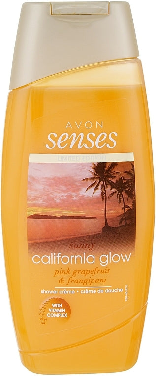 Avon Senses Sunny California Glow Pink Grapefruit & Frangipani Shower Crème - 250ml