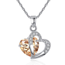 Load image into Gallery viewer, Luxury Heart Shaped Crystal Necklace
