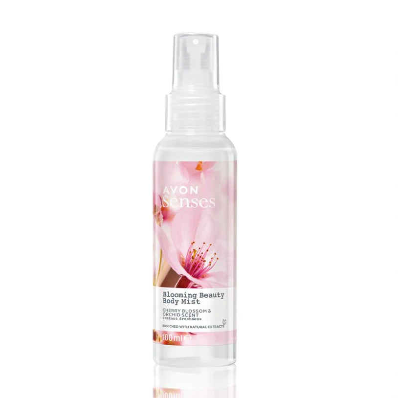 Avon Naturals Senses Blooming Beauty Cherry Blossom & Orchid Body Mist - 100ml