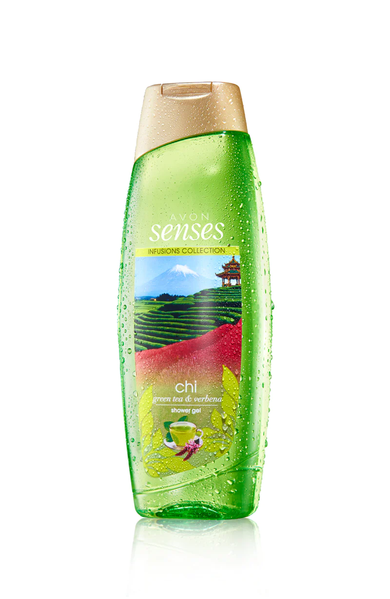 Avon Senses Chi Green Tea & Verbena Shower Gel - 500ml