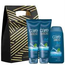 Load image into Gallery viewer, Avon Care Men Cooling Effect Shower &amp; Shave Set
