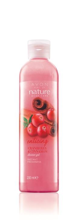 Avon Naturals Cranberry & Cinnamon Shower Gel - 200ml