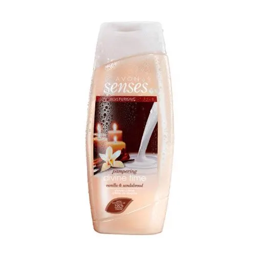Avon Senses Pampering Divine Time Vanilla & Sandalwood Shower Crème - 250ml