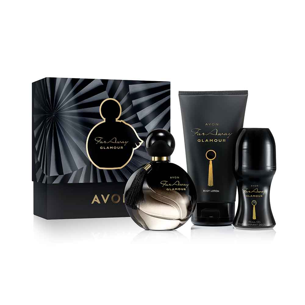 Far Away Glamour Perfume Gift Set Box Avon Shop