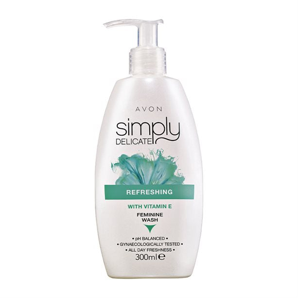 Avon Simply Delicate Refreshing with Vitamin E Intimate Feminine Wash Lotion - 300ml