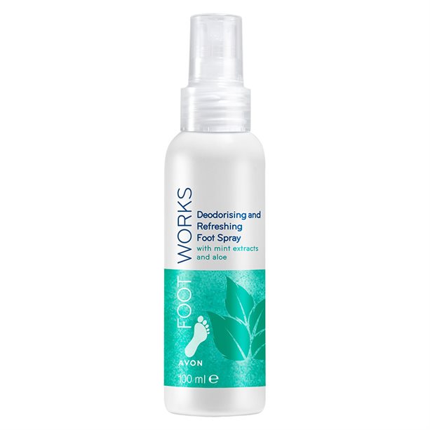 Avon Deodorising & Refreshing Foot Spray with Mint & Aloe - 100ml