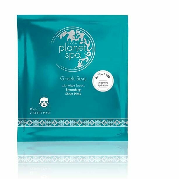 Avon Planet Spa Greek Seas Smoothing Sheet Mask