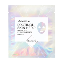 Load image into Gallery viewer, Avon Anew Protinol™ Skin Hero Hydrogel Plumping Sheet Mask
