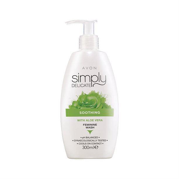 Avon Simply Delicate Soothing with Aloe Vera Intimate Feminine Wash Lotion - 300ml