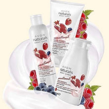 Load image into Gallery viewer, Avon Naturals Sensational Wild Berries &amp; Pomegranate Creamy Yoghurt Body Scrub - 150ml
