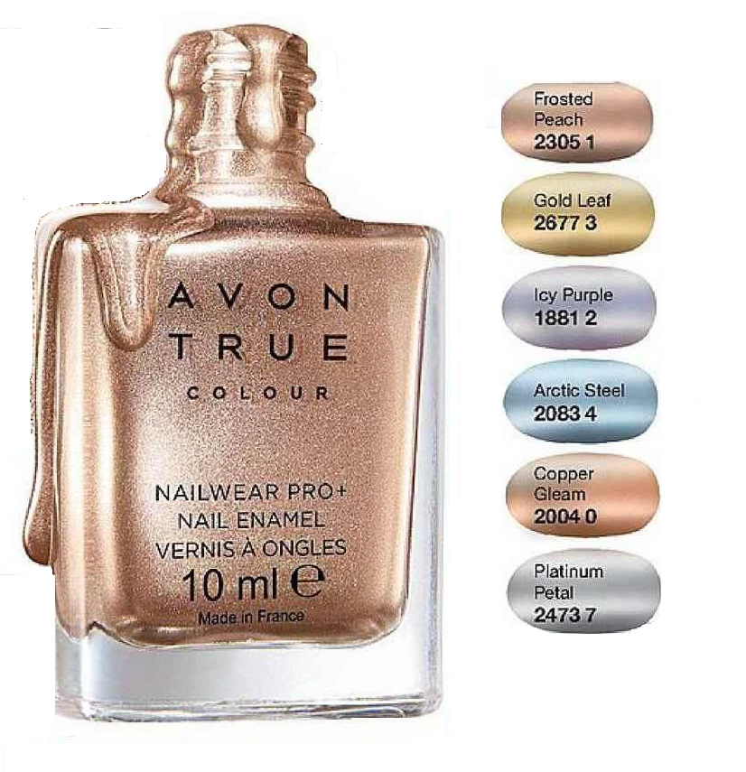 Avon True Nailwear Pro+ Nail Enamel Metallic Effect- 10ml