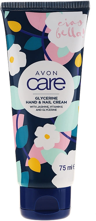 Avon Care Glicerine Hand & Nail Cream with Jasmine & Vitamin E - 75ml
