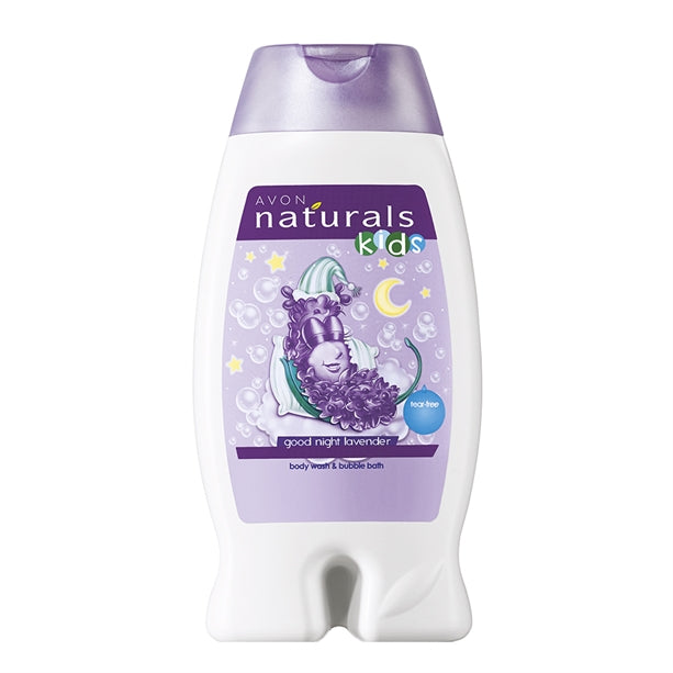 Avon Naturals Kids Good Night Lavender Body Wash & Bubble Bath - 250ml