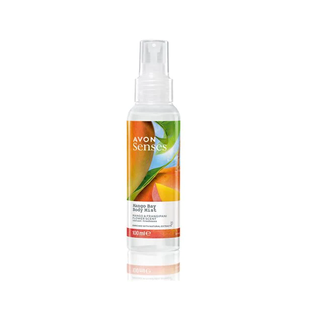 Avon Naturals Senses Mango Bay - Mango & Frangipani Flower Body Mist - 100ml